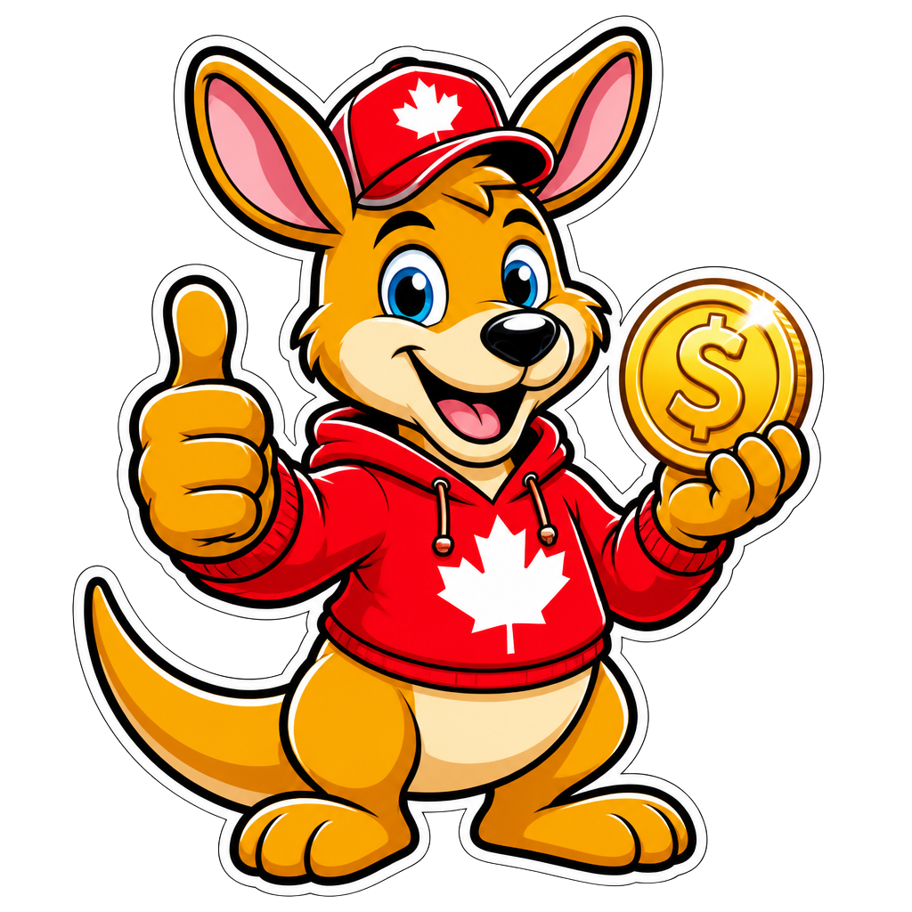 Playeroo kangaroo mascot
